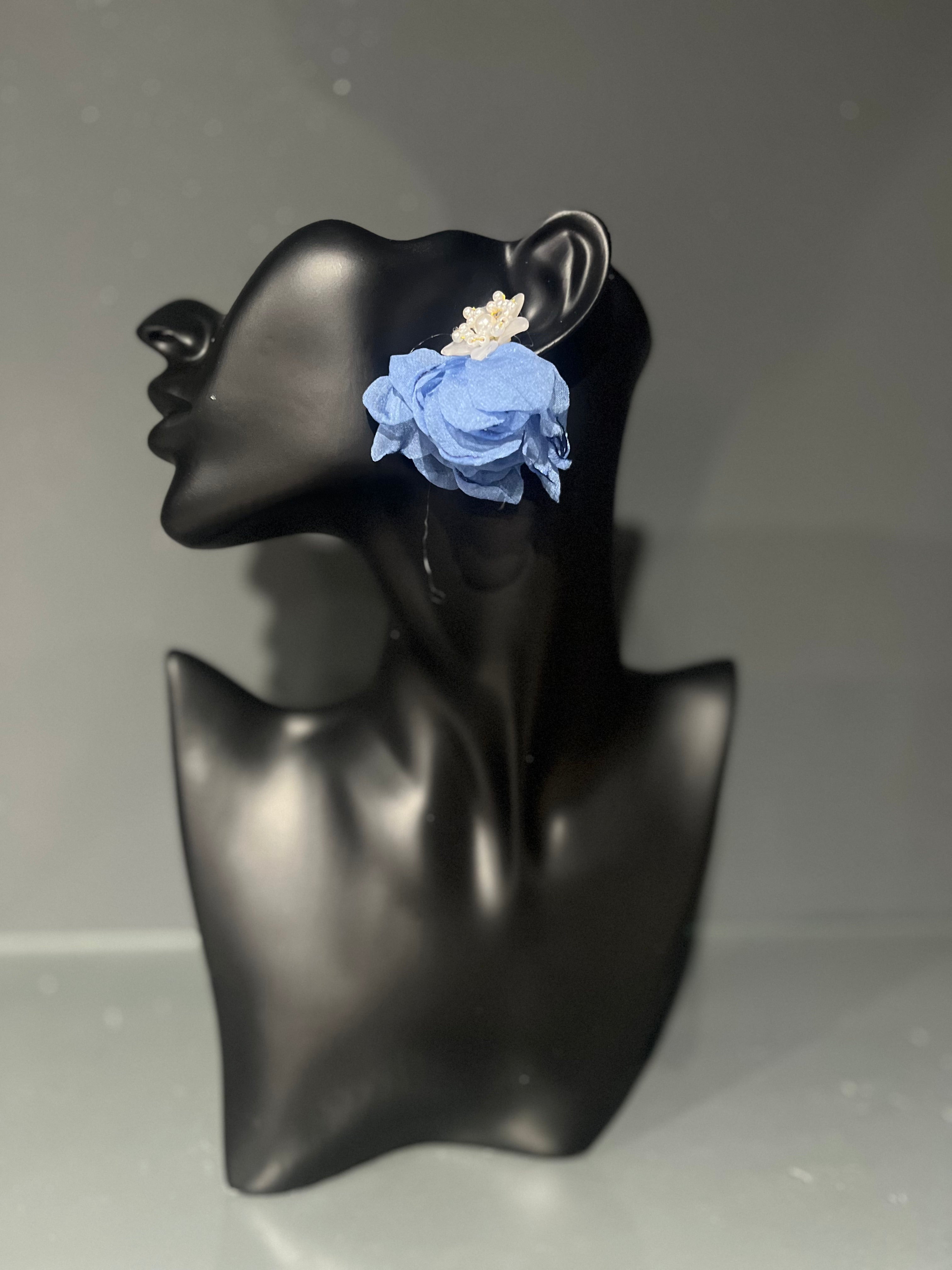 Sky Blue Pearl Earring
