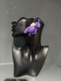 Purple Pearl Earring