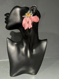 Pink Chiffon Petal Earring