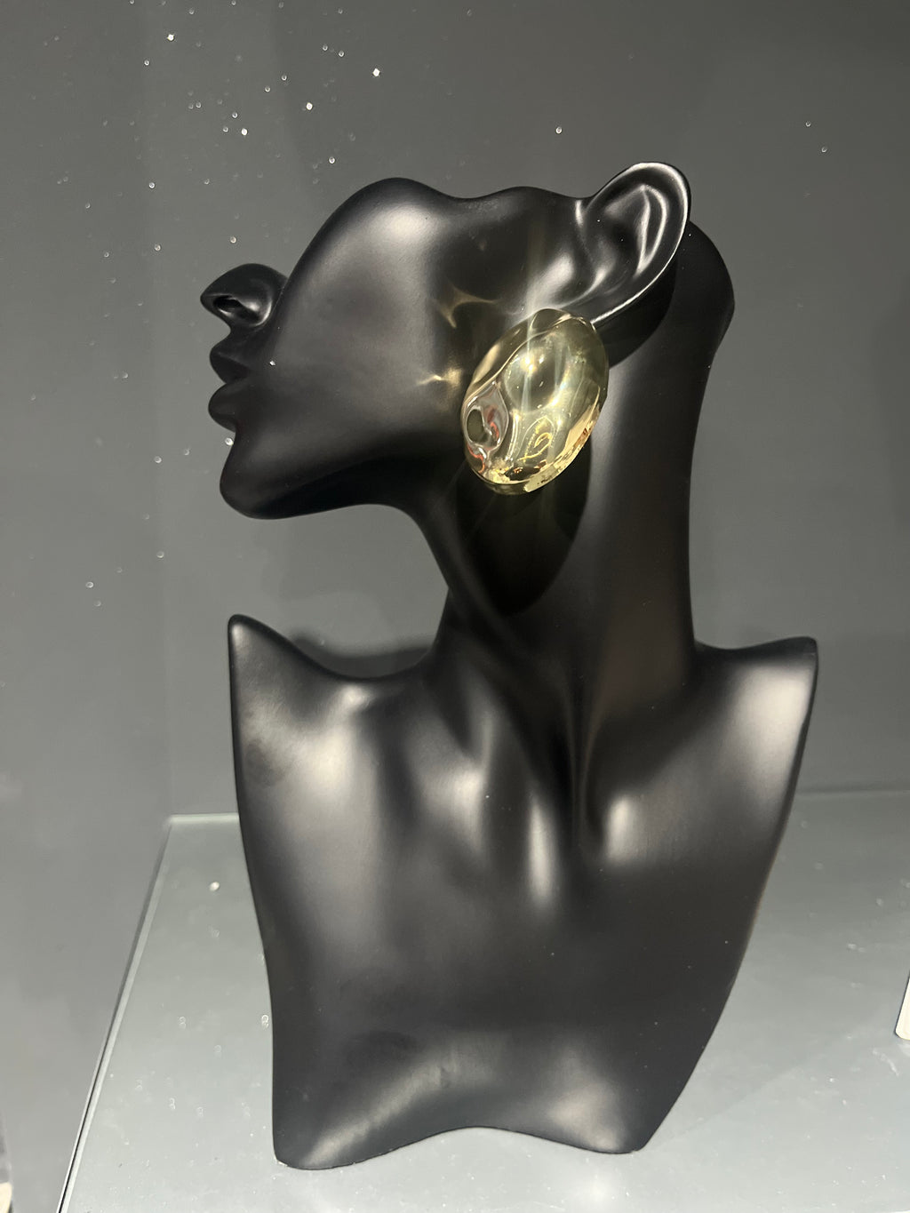 Gold 3D Earring