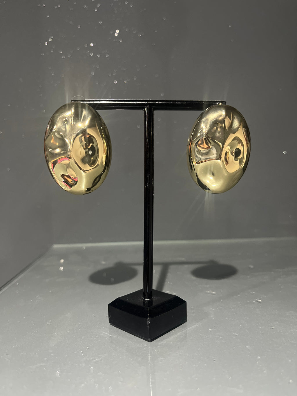 Gold 3D Earring