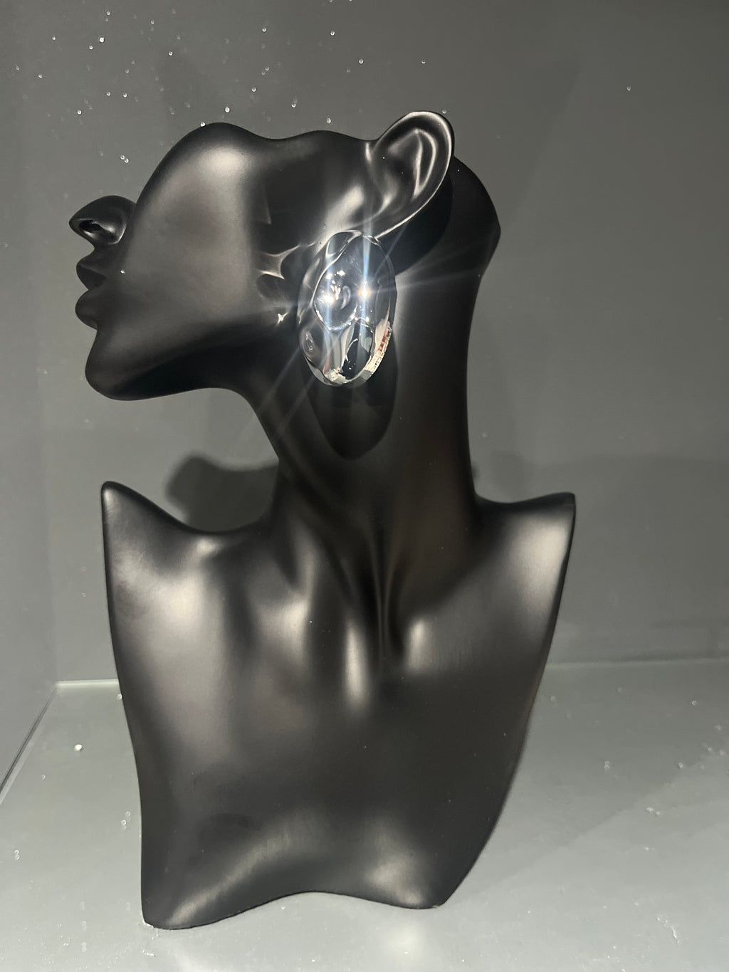 Silver 3D Earring