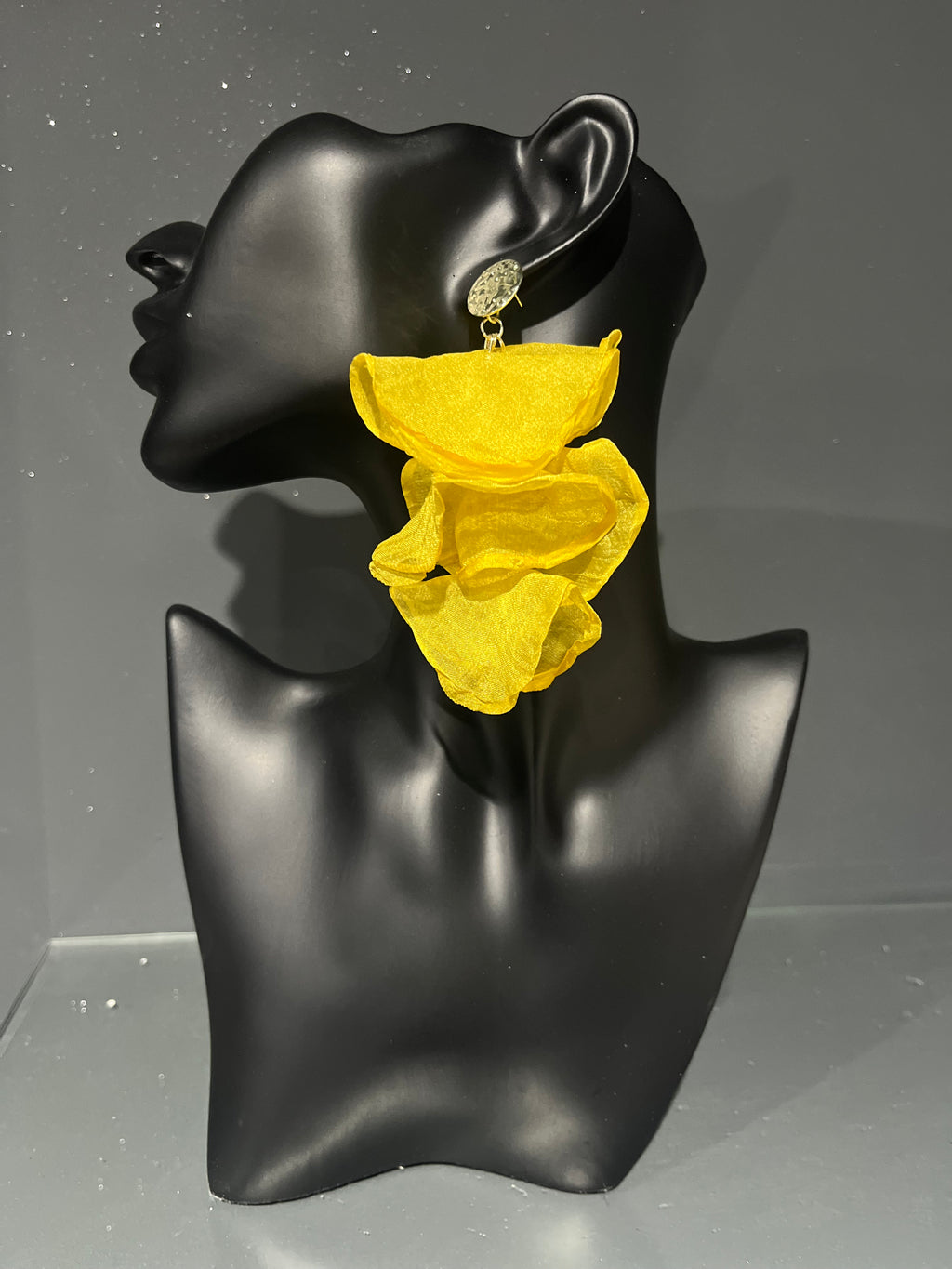 Yellow Tiered Earring