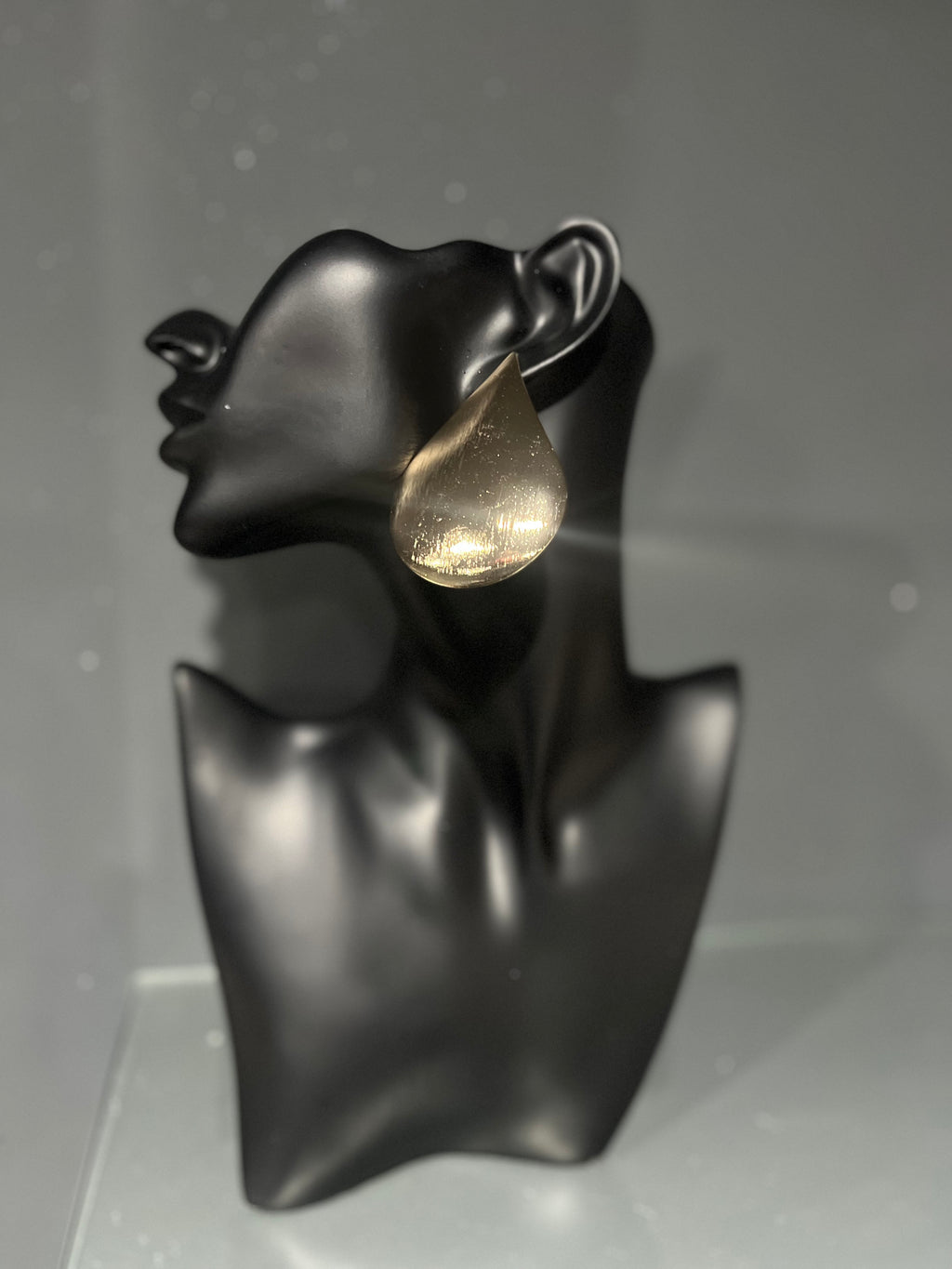 Gold Raindrop Inspired Earring