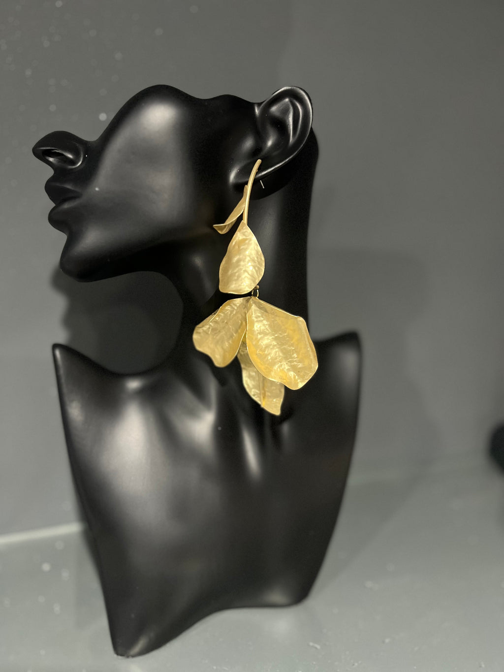 Golden Leaf & Branch Earring