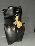 Golden Leaf & Branch Earring