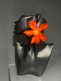 Orange Extravagant Earring