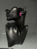 Pink 'Shiny C' style Earring