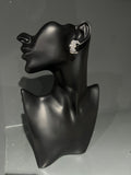 Silver 'Shiny C' style Earring