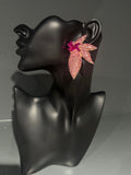 Pink Crystal Earring