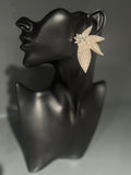 White Crystal Earring